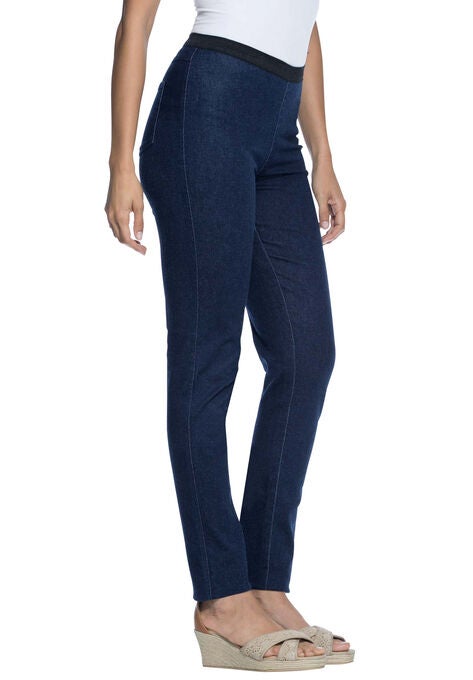 Straight Leg Stretch Denim Jeggings, , alternate image number null