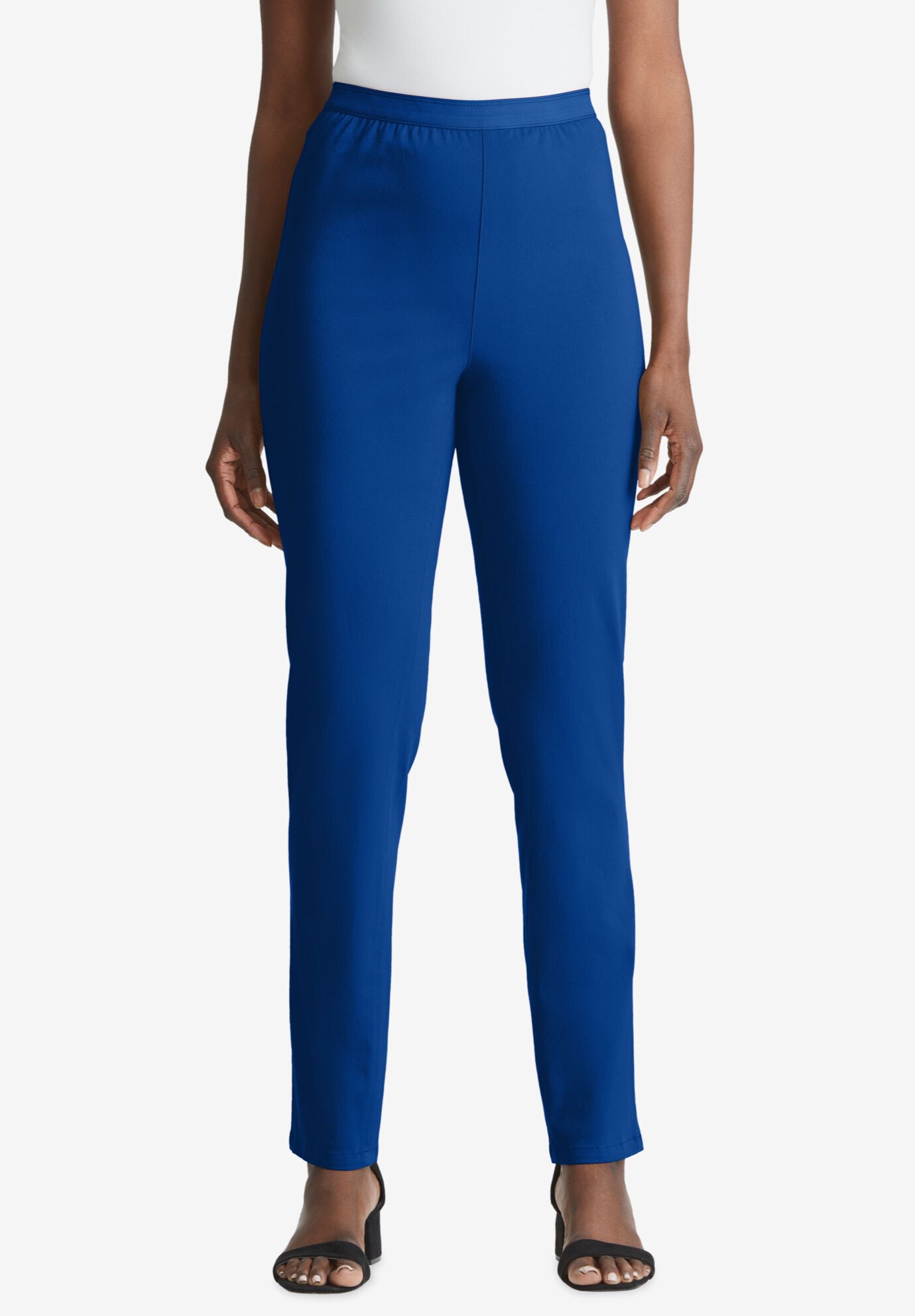 Stretch Denim Straight-Leg Jegging, DARK SAPPHIRE, hi-res image number 0