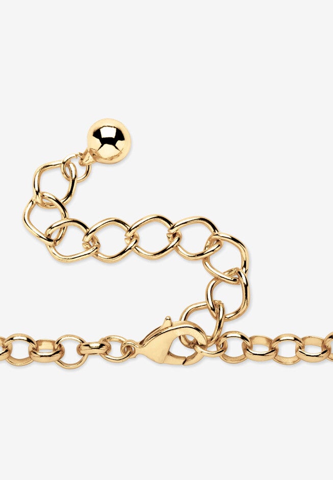 Goldtone Multi Color Genuine Agate Bead and Necklace and Earring Set, 18 inch plus 3 inch extension, , on-hover image number 1