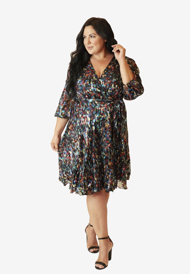 Silk Midi Dress Jessica London