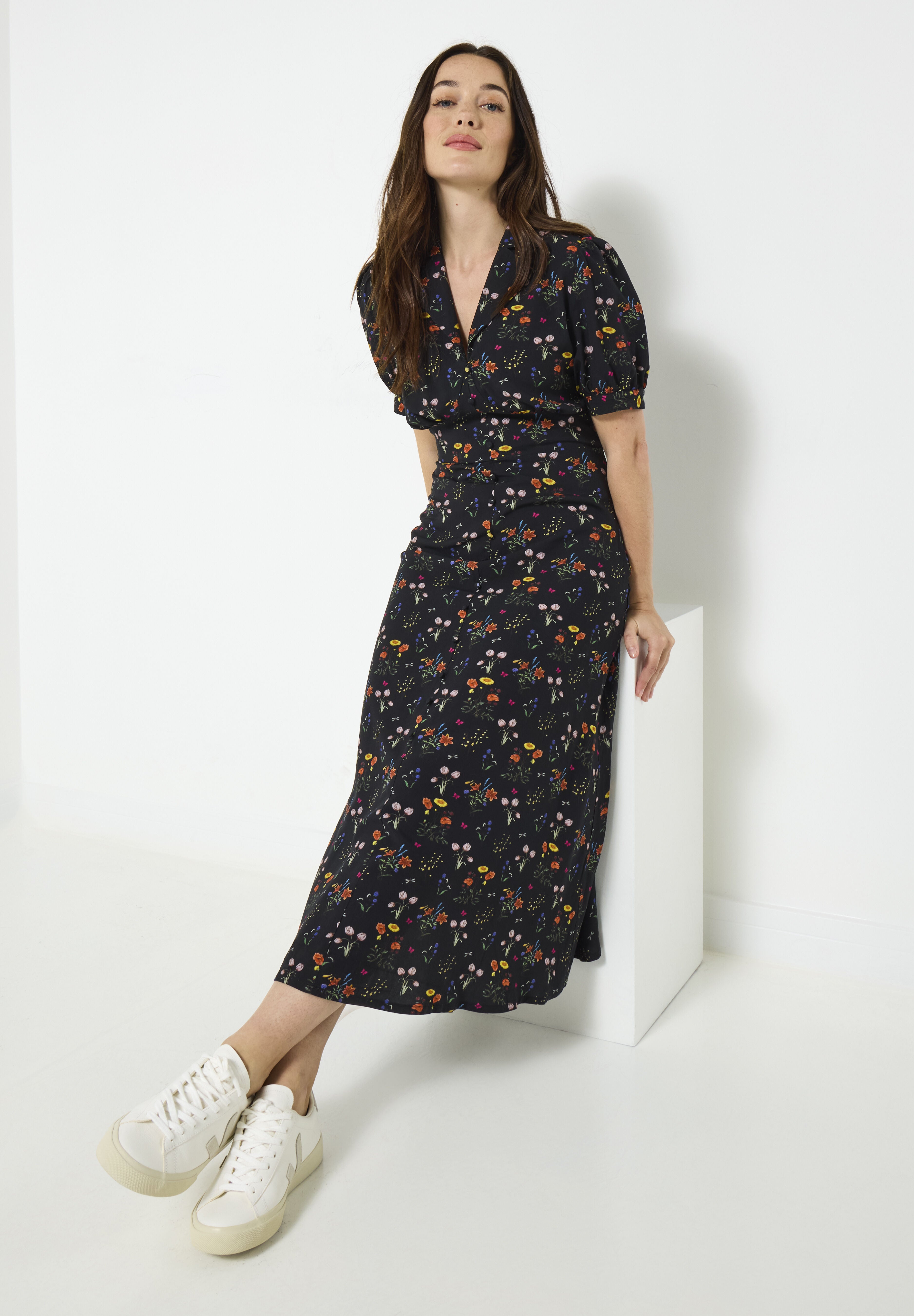 Vintage Midi Dress