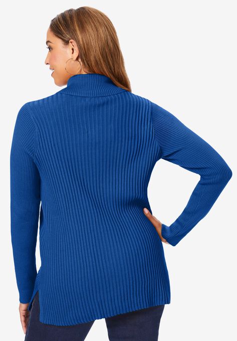 Ribbed Collar Sweater, , on-hover image number null