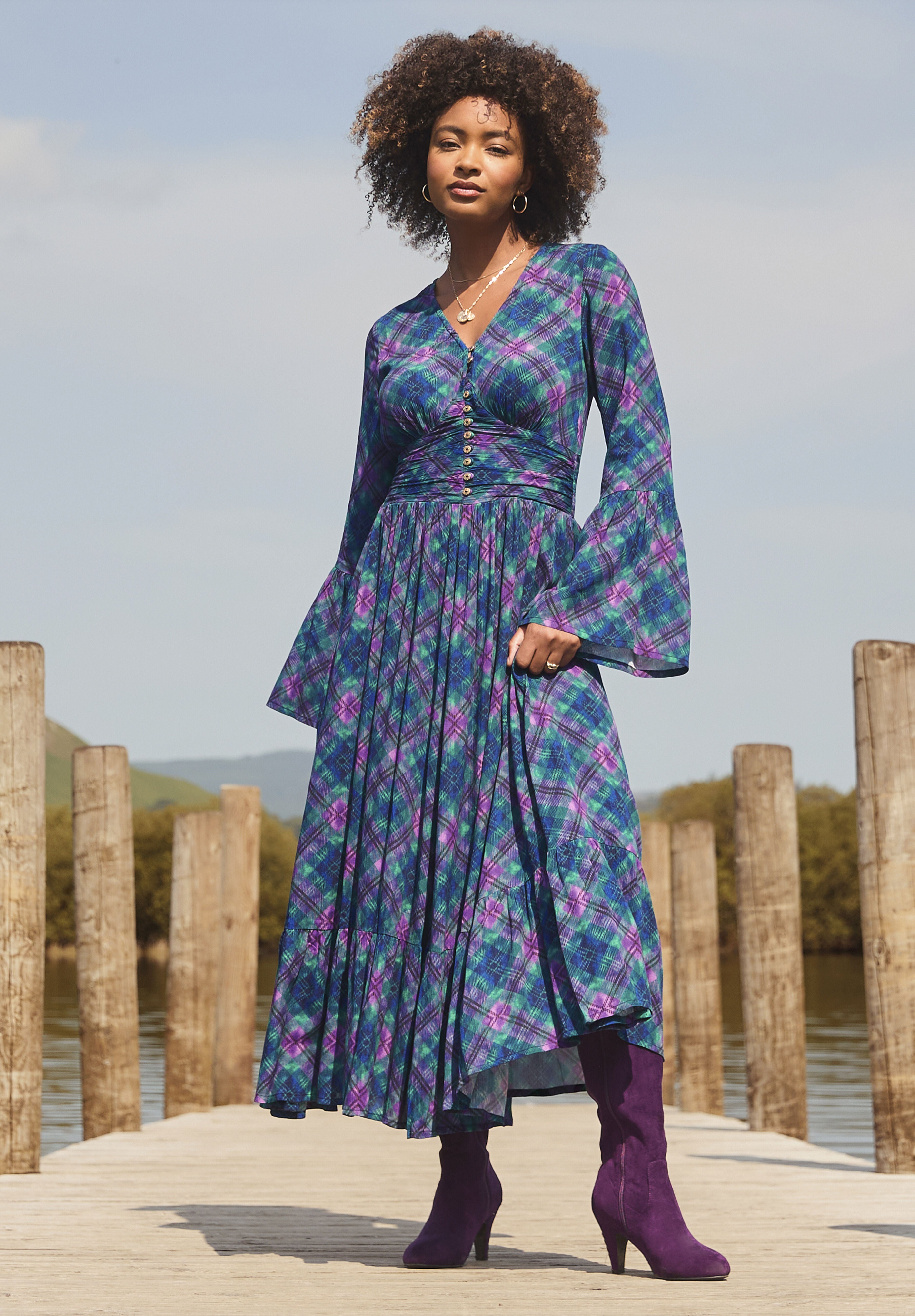 Peasant Maxi Dress