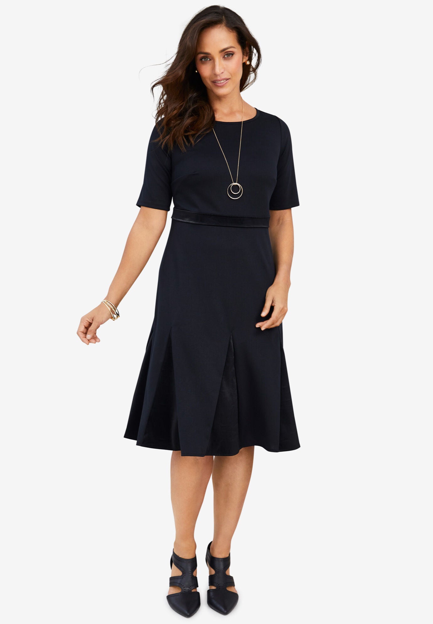 Jessica london leather dress top