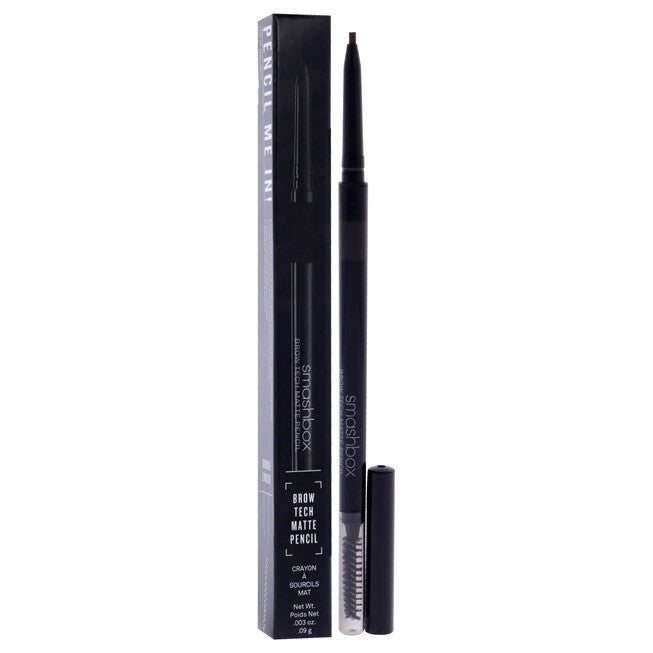 Brow Tech Matte Pencil - Dark Brown by SmashBox for Women - 0.003 oz Eyebrow Pencil, NA, alternate image number null