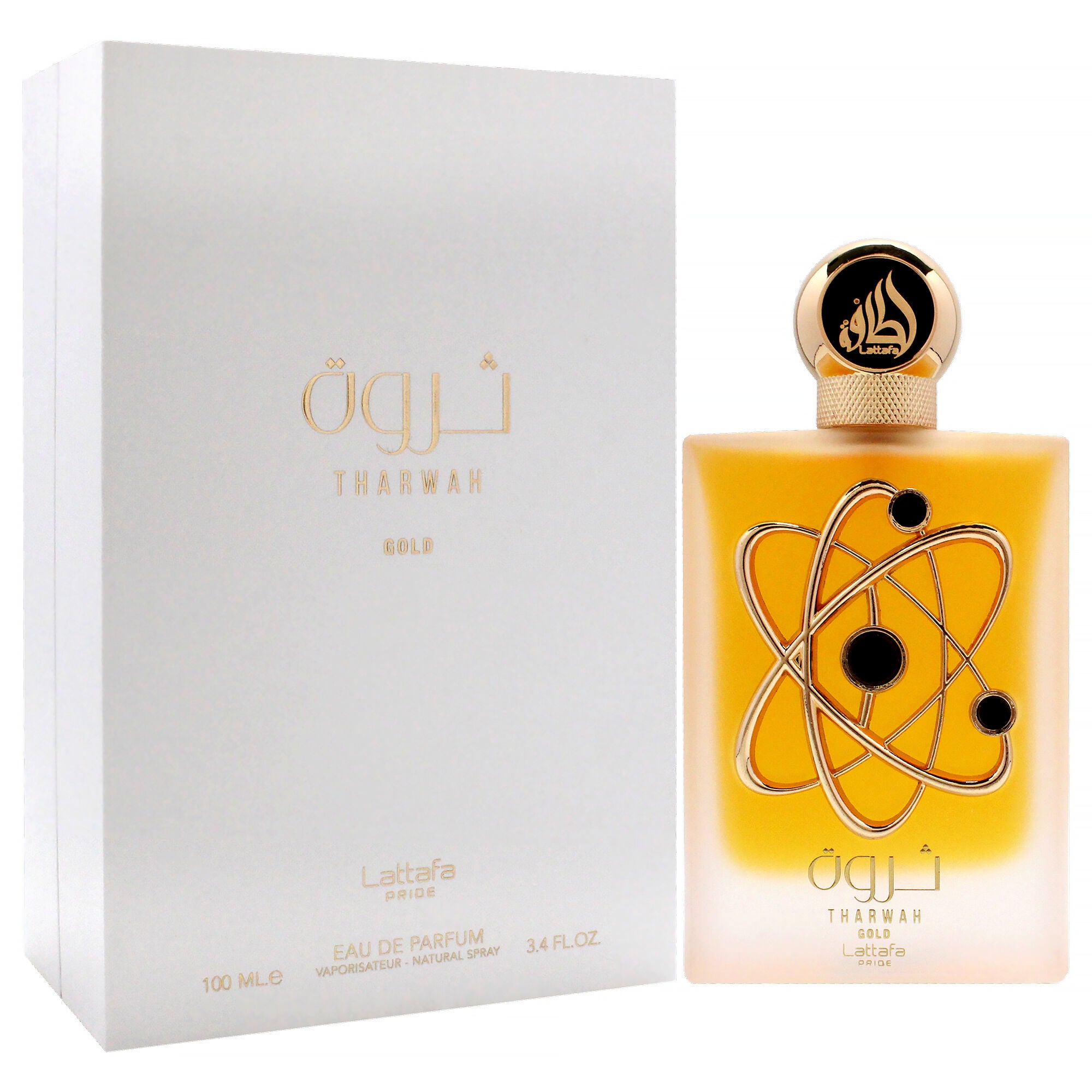 Pride - Tharwah Gold by Lattafa for Women - 3.4 oz EDP Spray, Clear, alternate image number 2