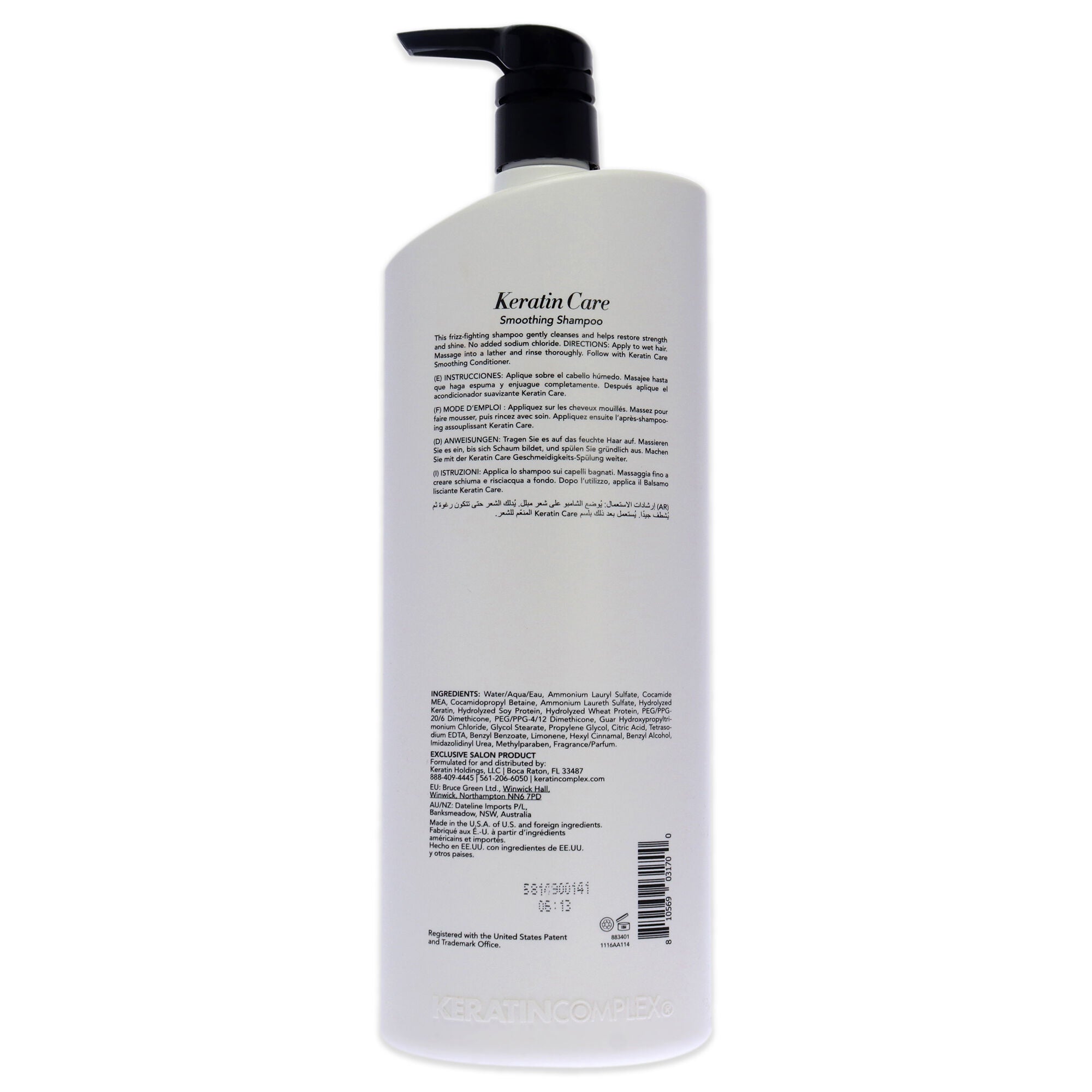 Keratin Complex Keratin Care Shampoo by Keratin Complex for Unisex - 33.8 oz Shampoo, , alternate image number 3