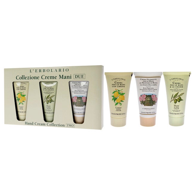 Hand Cream Collection Two by LErbolario for Unisex - 3 Pc 1oz Hand and Nail Cream, 1oz Perfumed Nourishing Hand Cream - Rose, 1oz Hand Cream - Lemon, See Description, alternate image number 3
