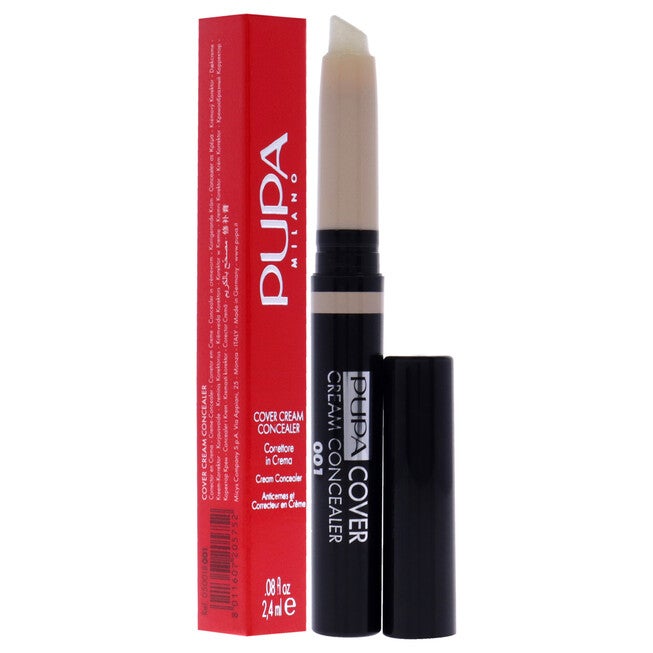 Cover Cream Concealer - 001 Light Beige by Pupa Milano for Women - 0.08 oz Concealer, , alternate image number null