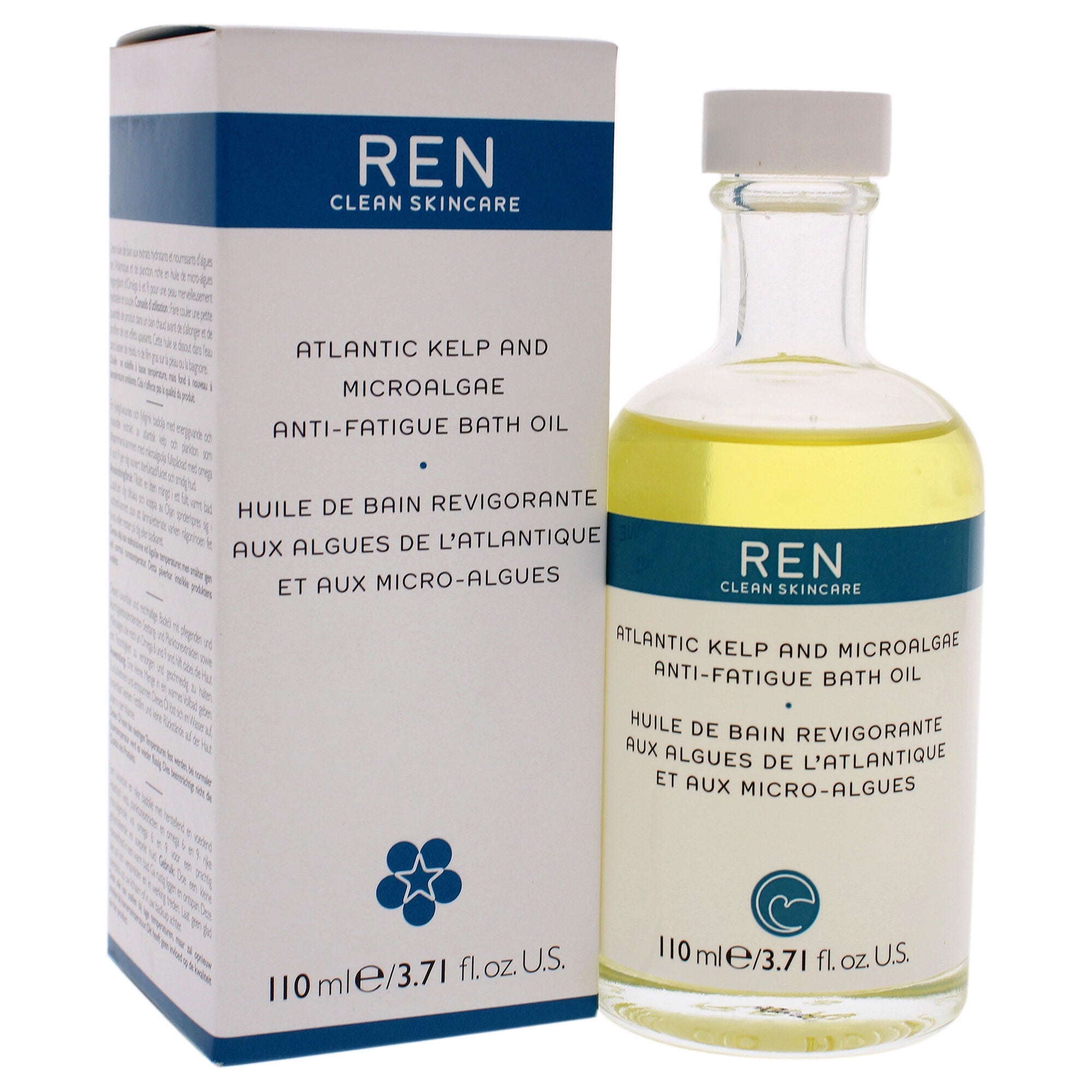 Atlantic Kelp and Microalgae Anti-Fatigue Bath Oil by REN for Unisex - 3.7 oz Oil, , alternate image number 6