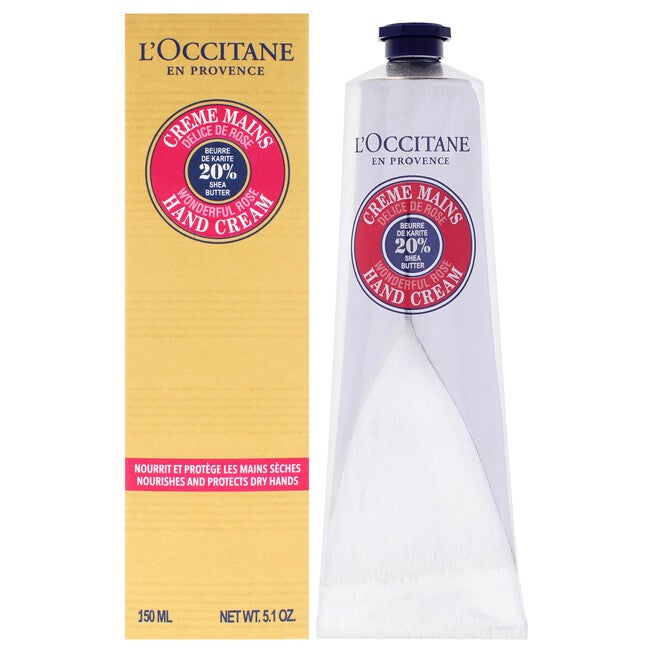 Shea Butter Wonderful Rose Hand Cream by LOccitane for Unisex - 5.2 oz Cream, See Description, hi-res image number 0