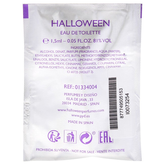 Halloween by J. Del Pozo for Women - 1.5 ml EDT Splash Vial (Mini), NA, alternate image number null