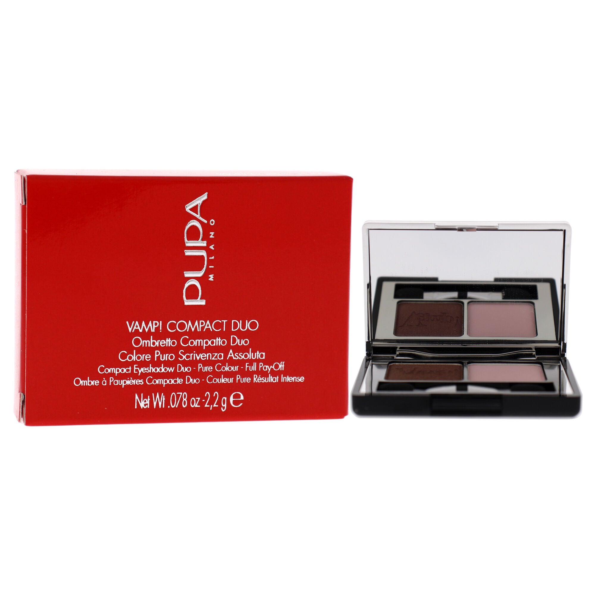 Vamp! Compact Duo Eyeshadow - 003 Soft Mauve by Pupa Milano for Women - 0.078 oz Eye Shadow, , alternate image number 6