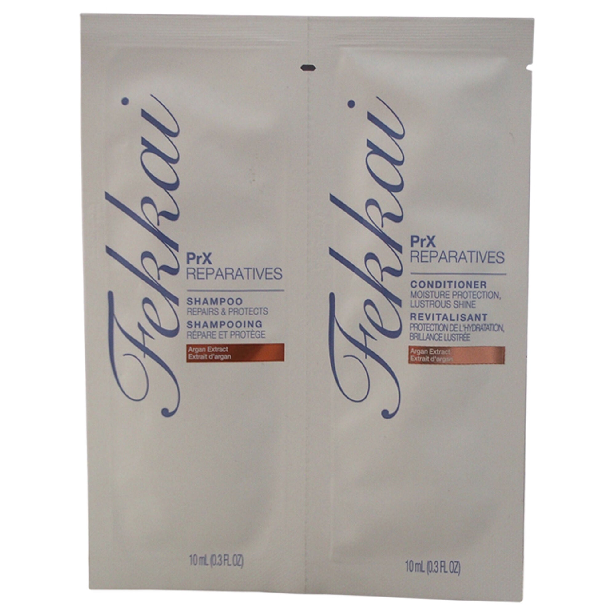 PRX Reparatives Shampoo & Conditioner Duo by Frederic Fekkai for Unisex - 2 x 0.3 oz Shampoo & Conditioner, See Description, hi-res image number 0