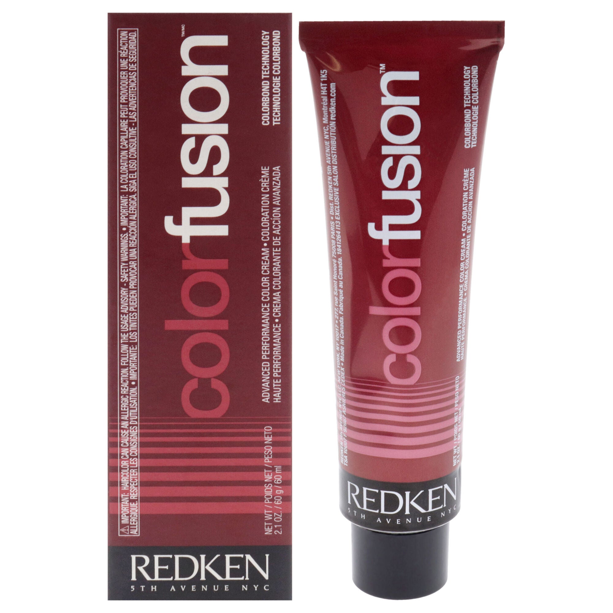 Color Fusion Color Cream Fashion - 5T Titanium by Redken for Women - 2.1 oz Hair Color, See Description, hi-res image number 0