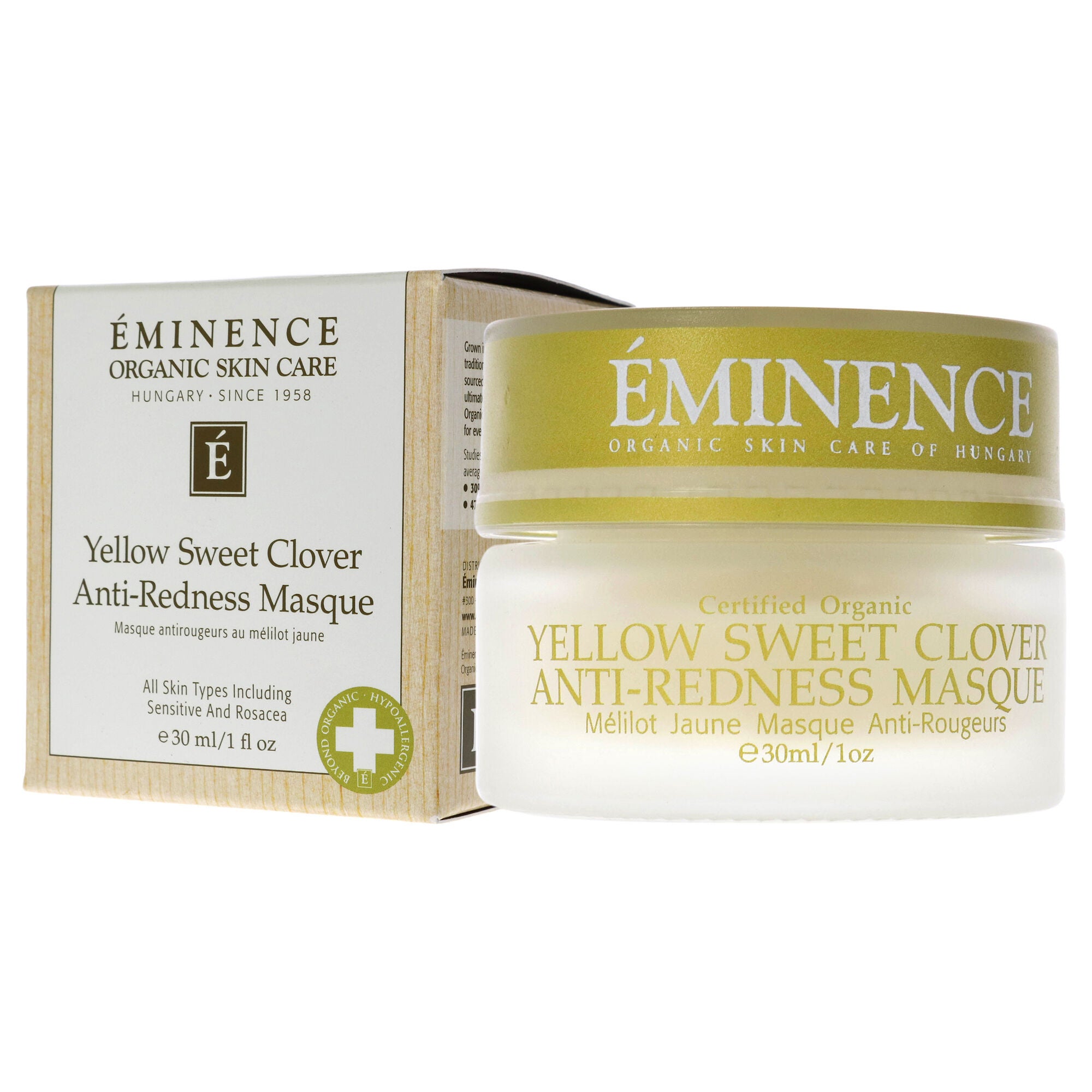 Yellow Sweet Clover Anti-Redness Masque by Eminence for Unisex - 1 oz Mask, See Description, alternate image number 3