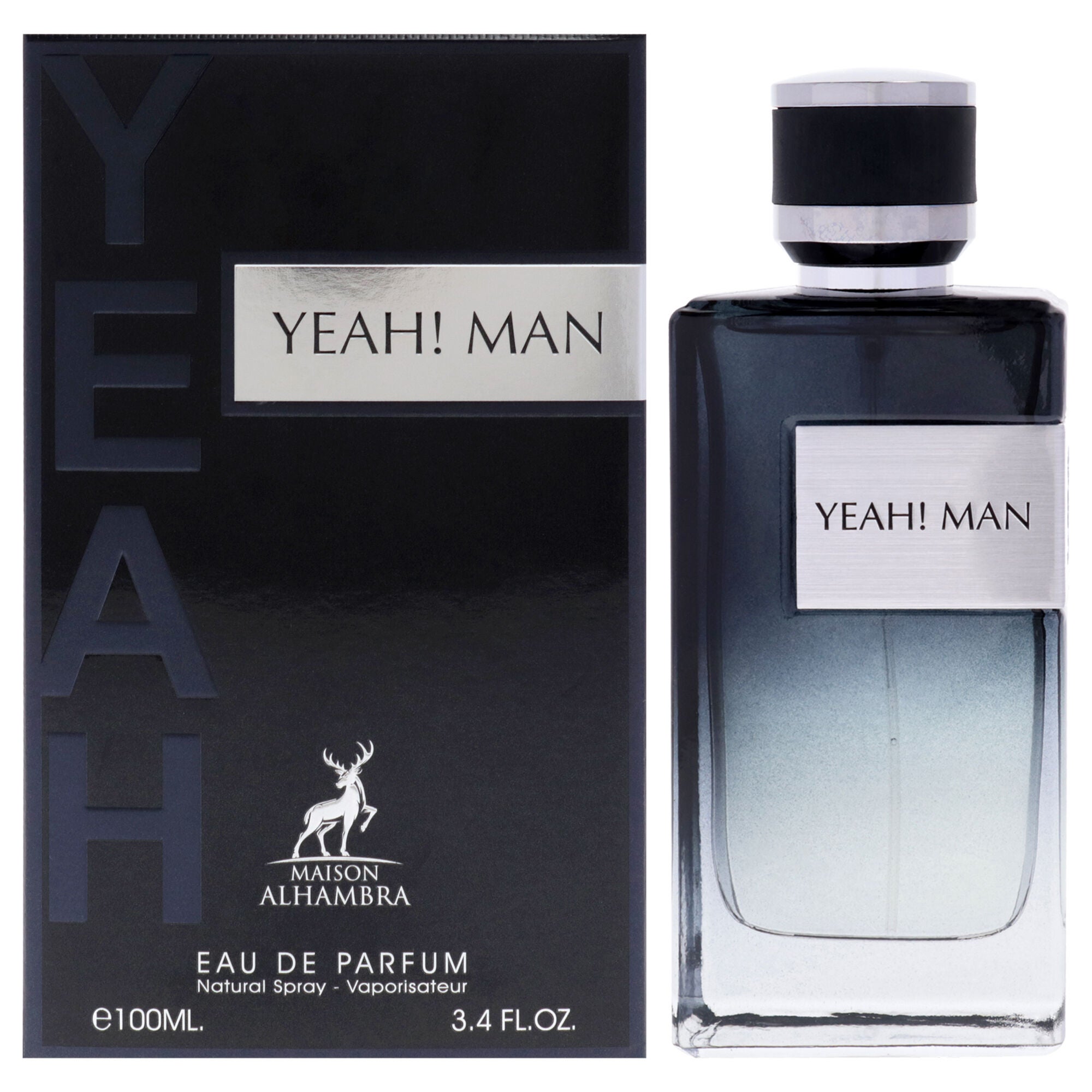 Yeah by Maison Alhambra for Men - 3.4 oz EDP Spray, Clear, hi-res image number 0