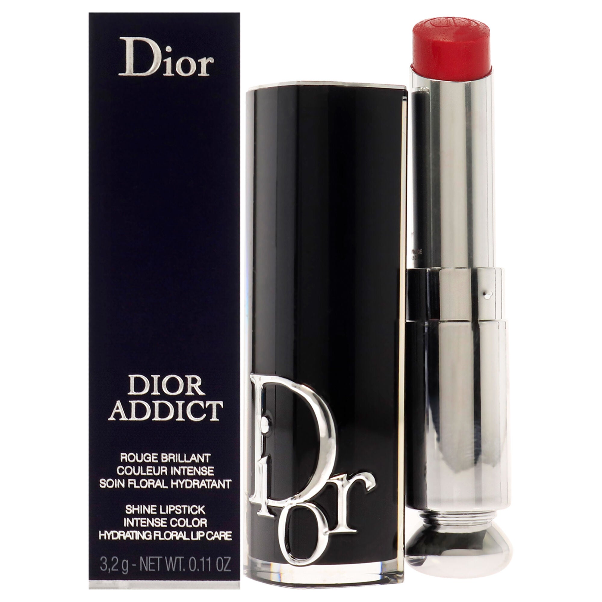 Dior Addict Hydrating Shine Lipstick - 745 Redvolution by Christian Dior for Women - 0.11 oz Lipstick (Refillable), See Description, hi-res image number 0