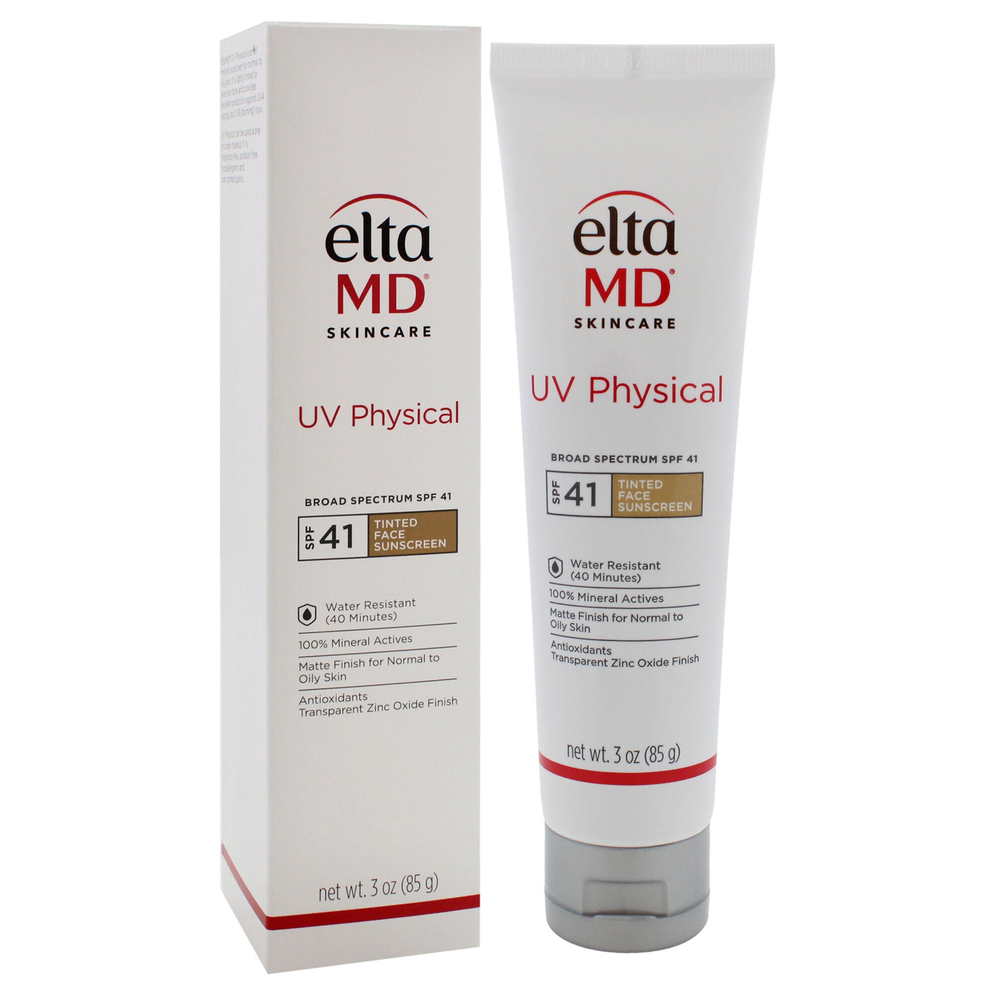 UV Physical Sunscreen SPF 41 by EltaMD for Unisex - 3 oz Sunscreen, See Description, alternate image number 2