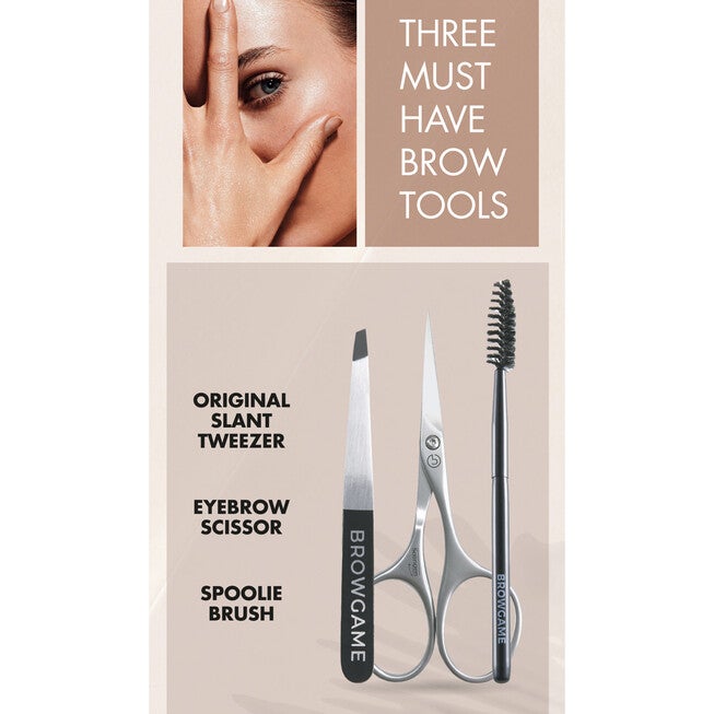 Precision Brow Kit by Browgame for Women - 3 Pc Set, See Description, alternate image number 4