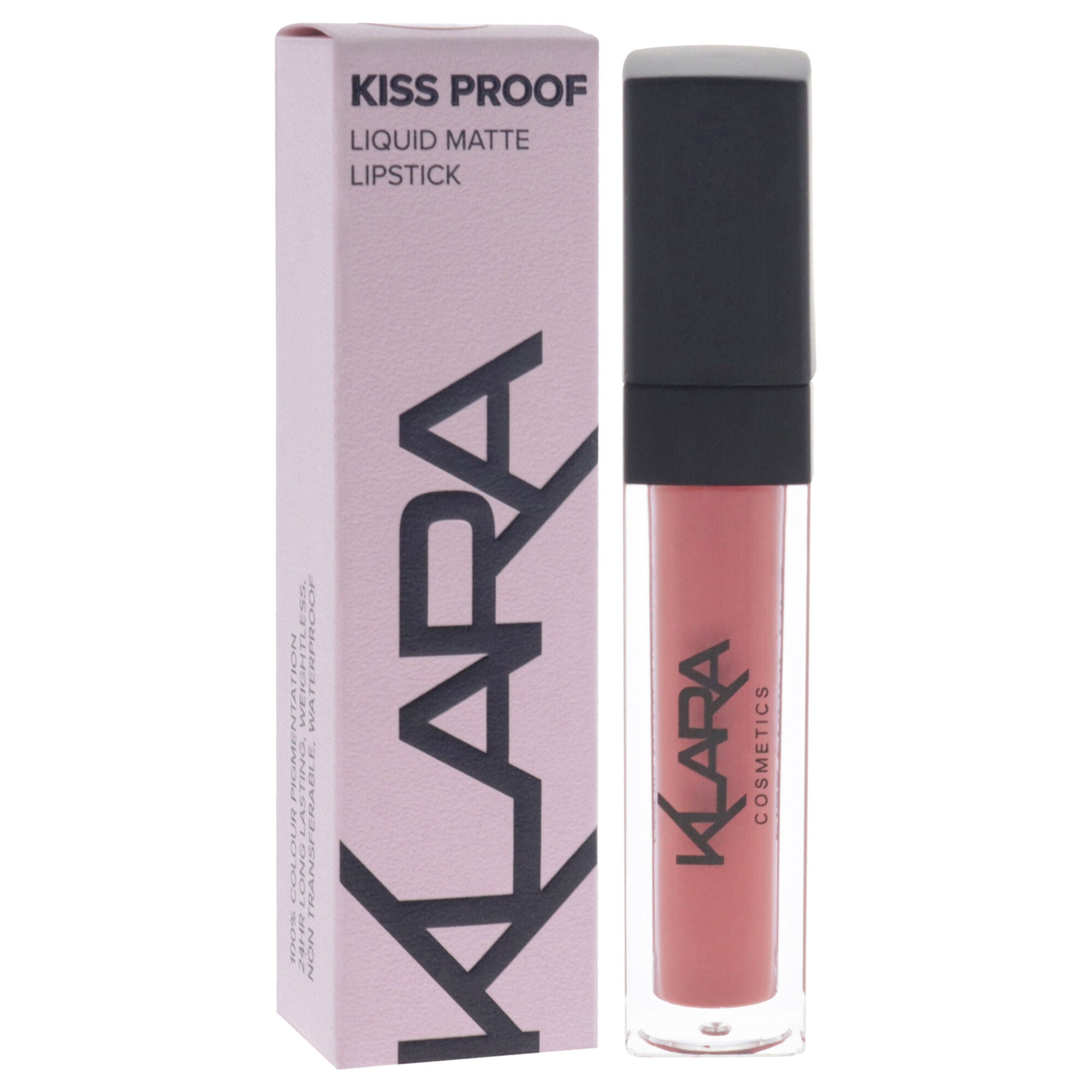 Kiss Proof Lipstick Liquid Matte - 7 Sienna Nude by Klara for Women - 0.27 oz Lipstick, See Description, alternate image number 1