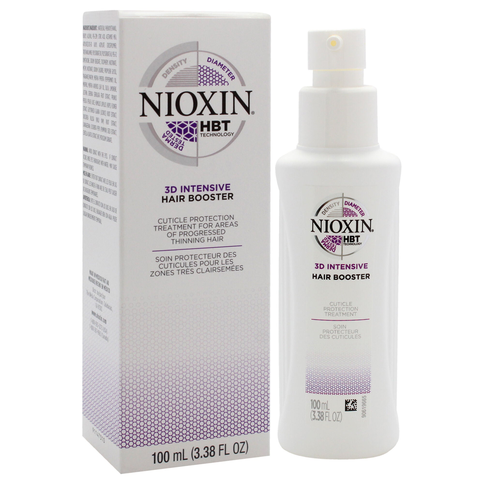 3D Intensive Therapy Hair Booster by Nioxin for Unisex - 3.38 oz Treatment, See Description, alternate image number 2