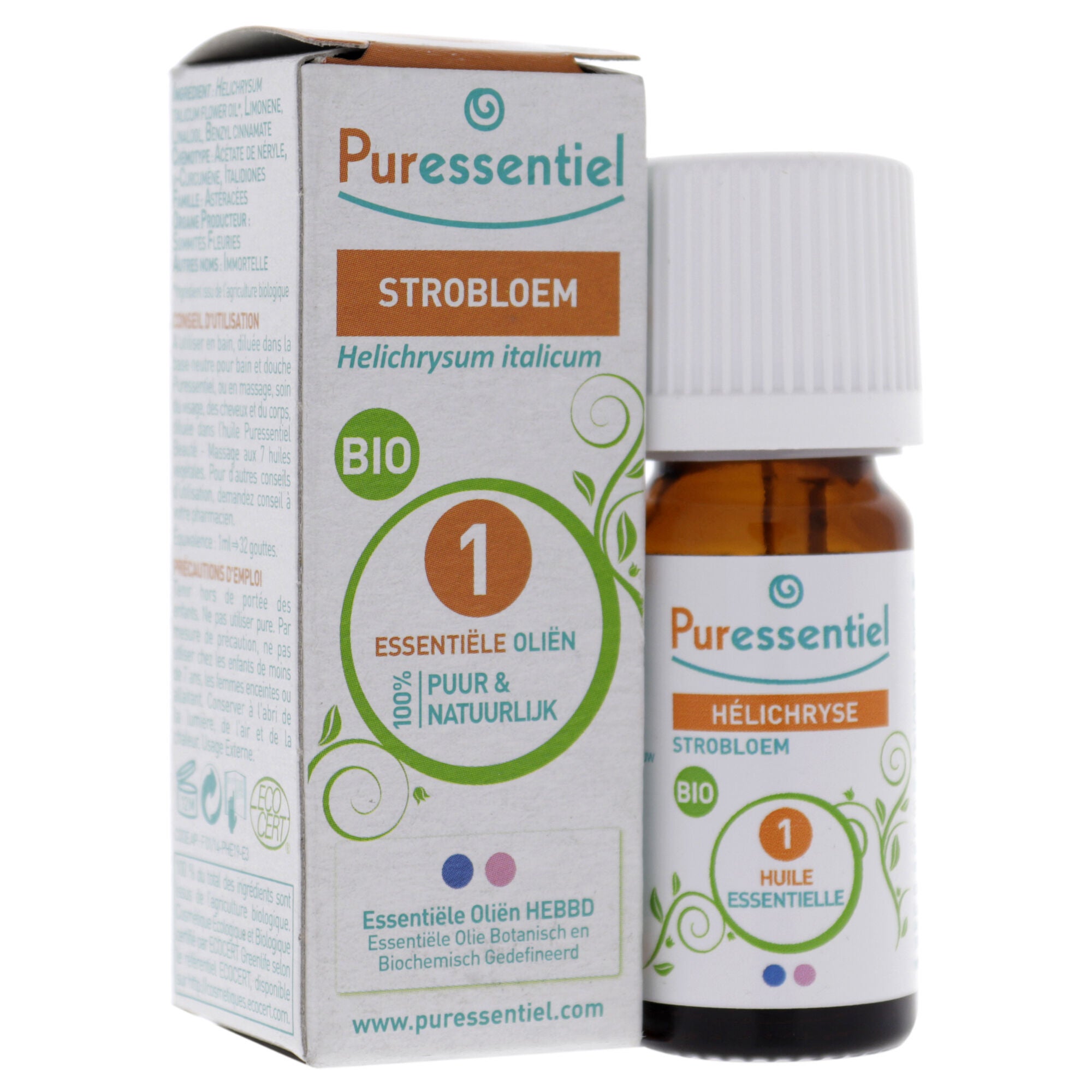 Organic Essential Oil - Helychrysum (Everlasting) by Puressentiel for Unisex - 0.17 oz Oil, See Description, alternate image number 2