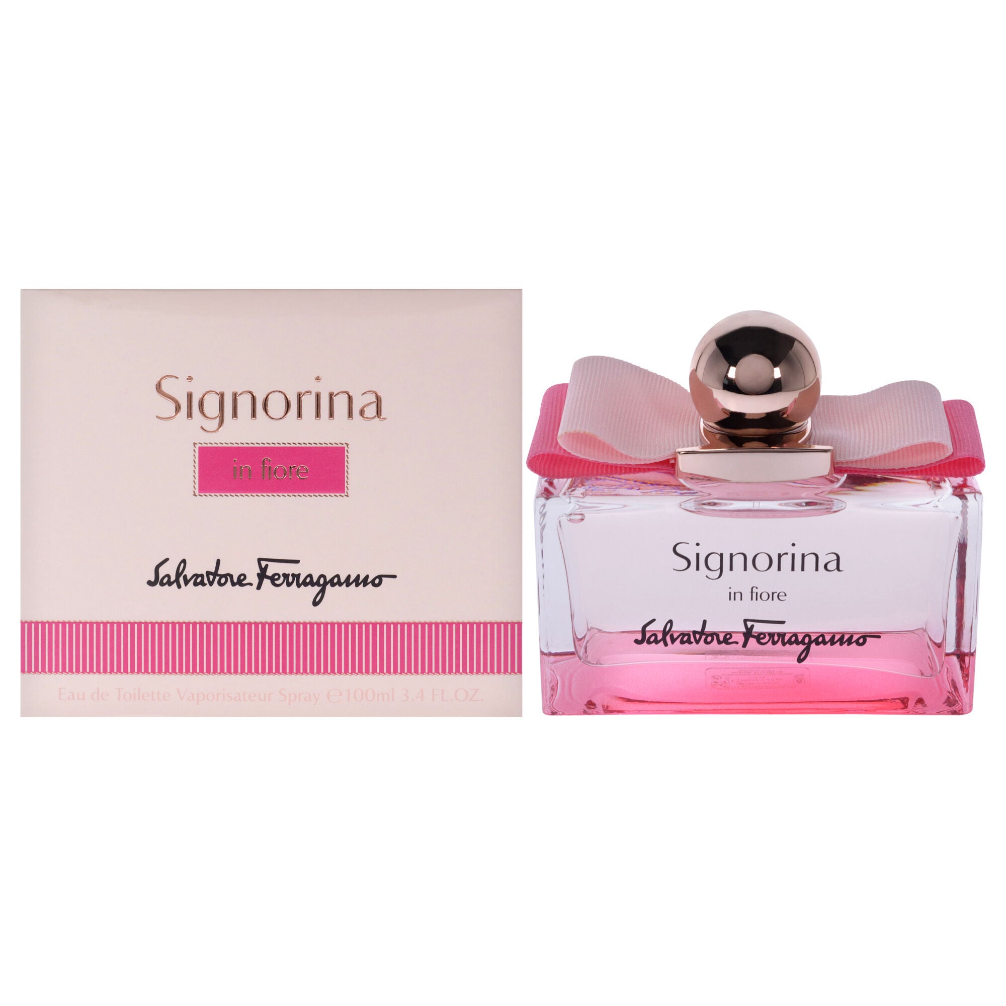 Signorina In Fiore by Salvatore Ferragamo for Women - 3.4 oz EDT Spray, See Description, hi-res image number 0