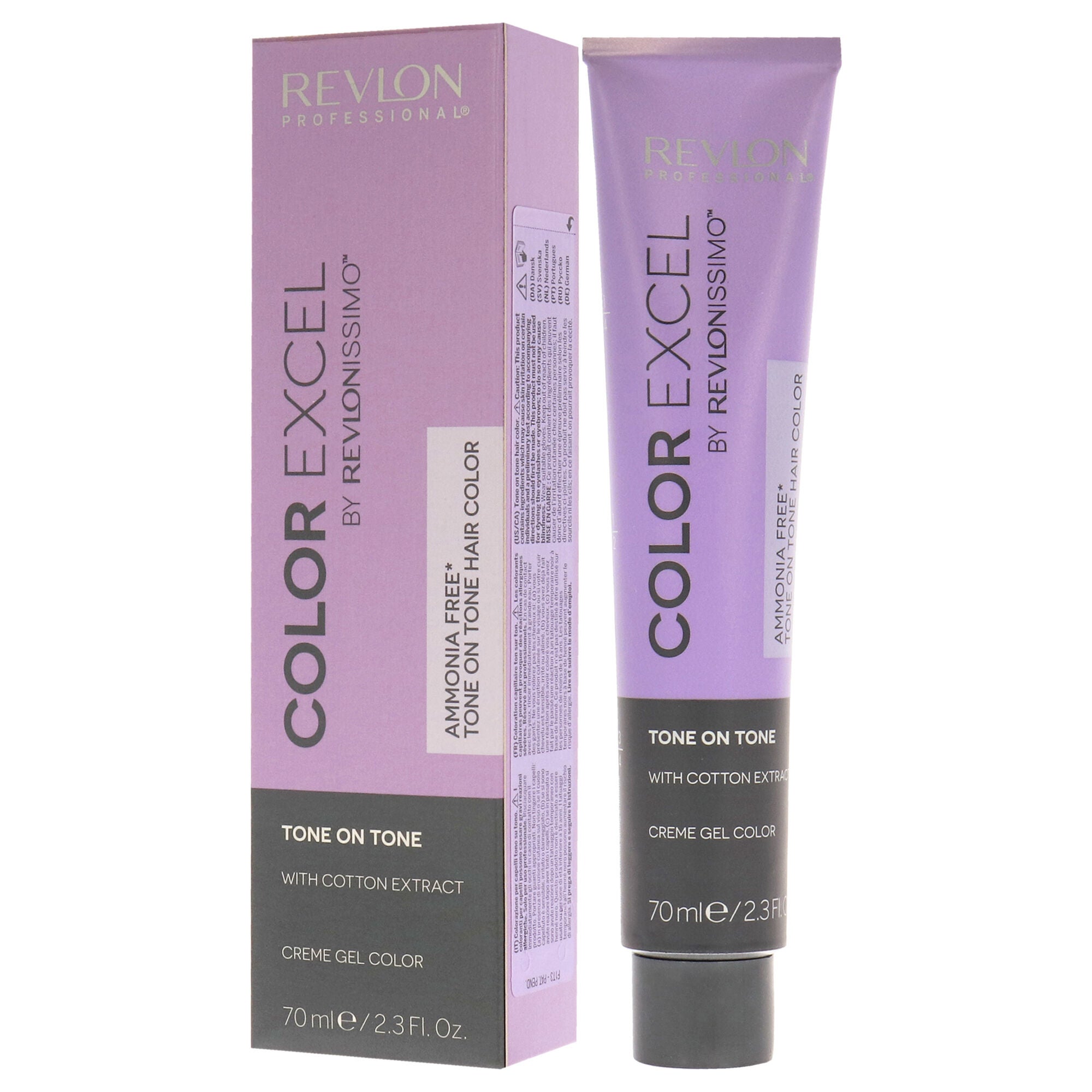 Revlonissimo Color Excel - 7.12 Medium Ash Iridescent Blonde by Revlon for Unisex - 2.3 oz Hair Color, See Description, alternate image number 2