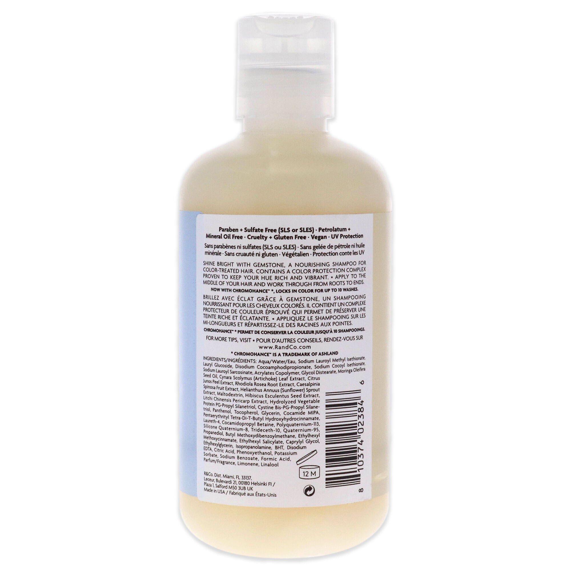 Gemstone Color Shampoo by R+Co for Unisex - 8.5 oz Shampoo, See Description, alternate image number 1