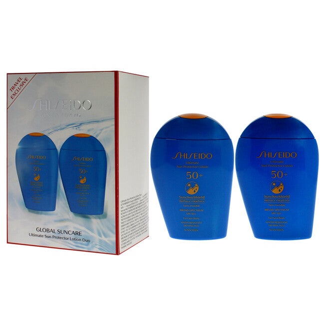 Ultimate Sun Protector Lotion SPF 50 Plus Duo by Shiseido for Women - 2 x 5 oz Lotion, , alternate image number null