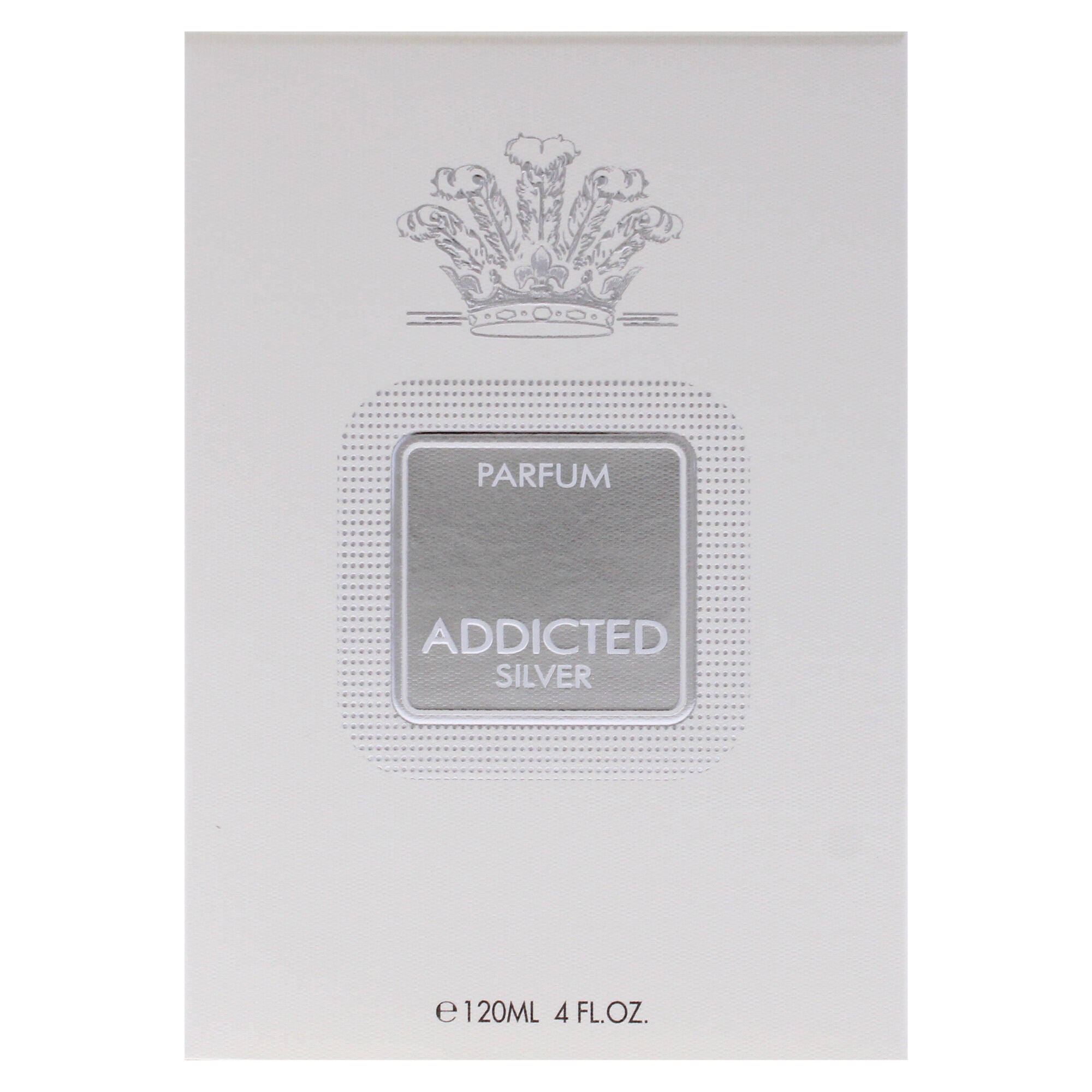 Addicted - Silver by Hamidi for Men - 4 oz Parfum Spray, Clear, alternate image number 3