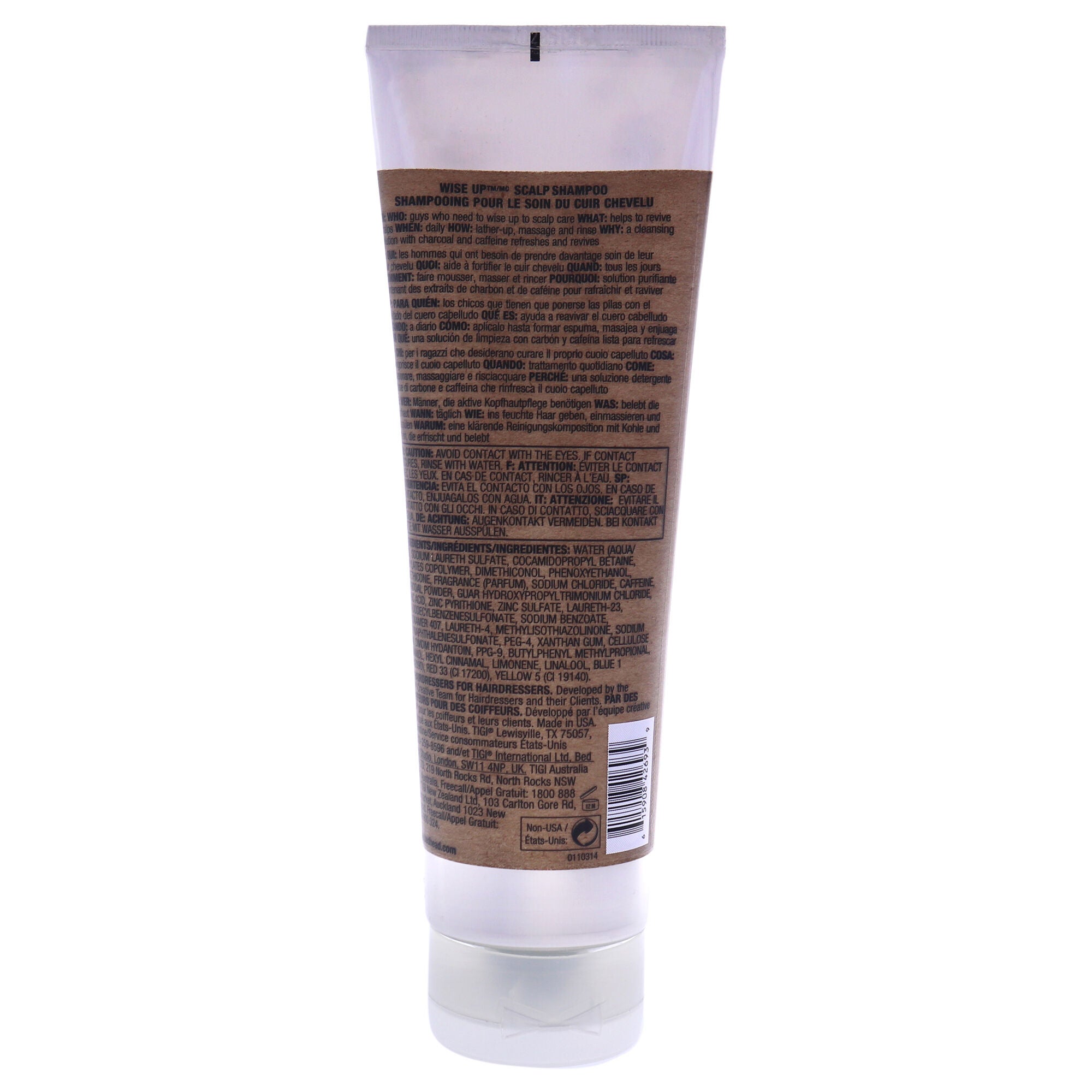 Bed Head for Men Wise Up Scalp Shampoo by TIGI for Men - 8.45 oz Shampoo, , alternate image number 3