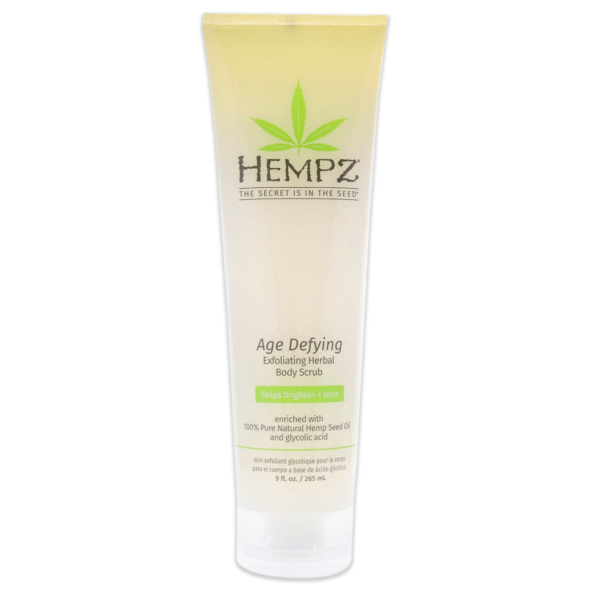 Age-Defying Herbal Body Scrub by Hempz for Unisex - 9 oz Scrub, See Description, hi-res image number 0
