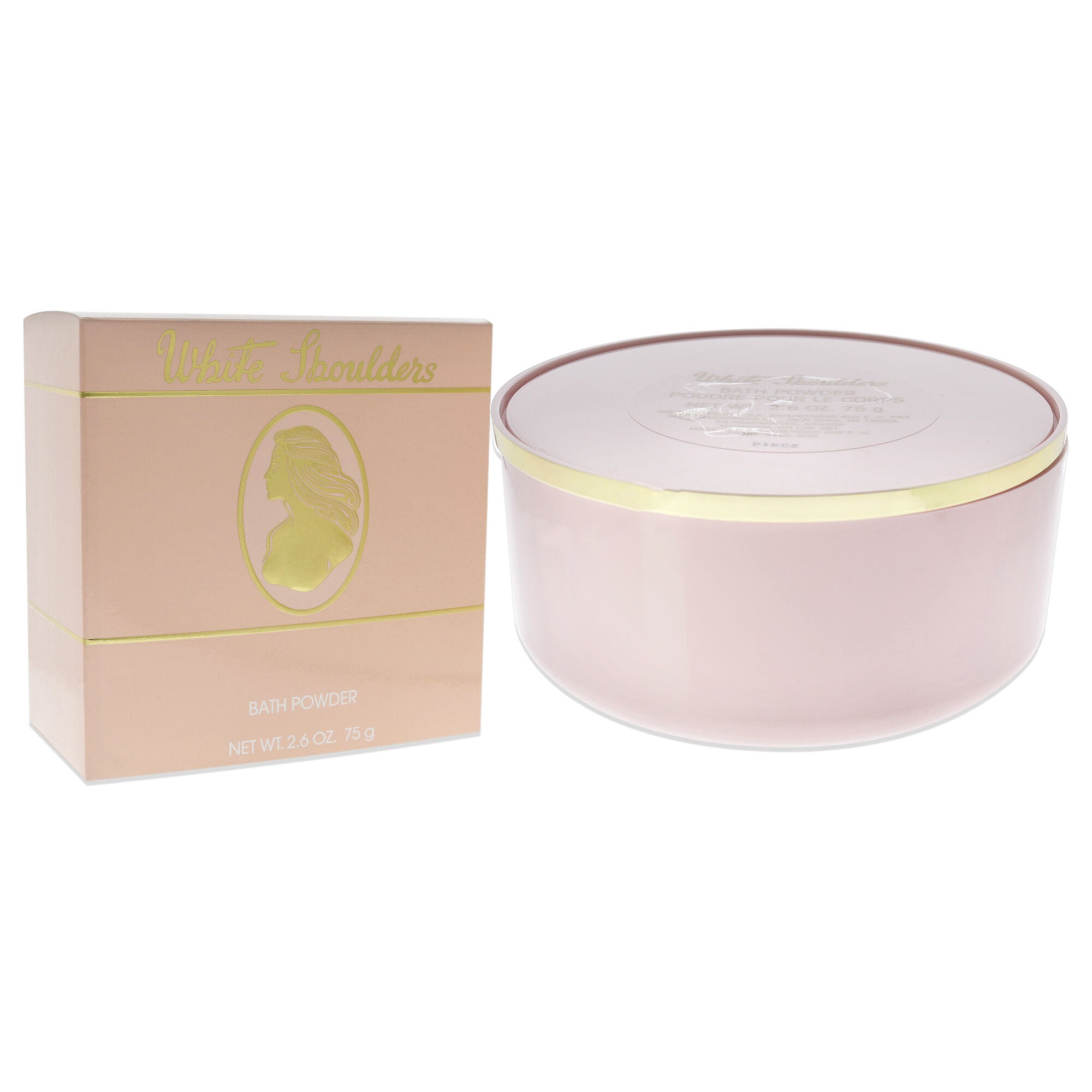 White Shoulders by Evyan for Women - 2.6 oz Bath Powder, See Description, alternate image number 1