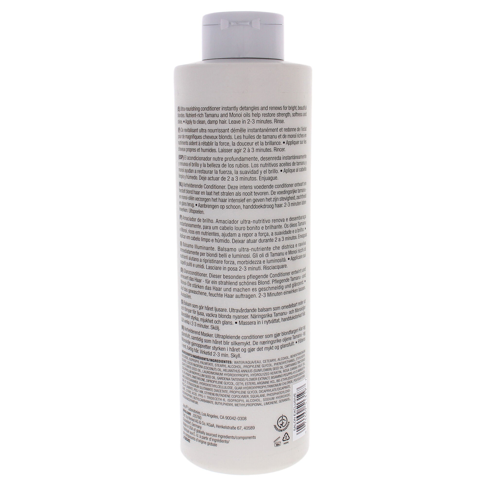 Blonde Life Brightening Conditioner by Joico for Unisex - 33.8 oz Conditioner, See Description, alternate image number 2