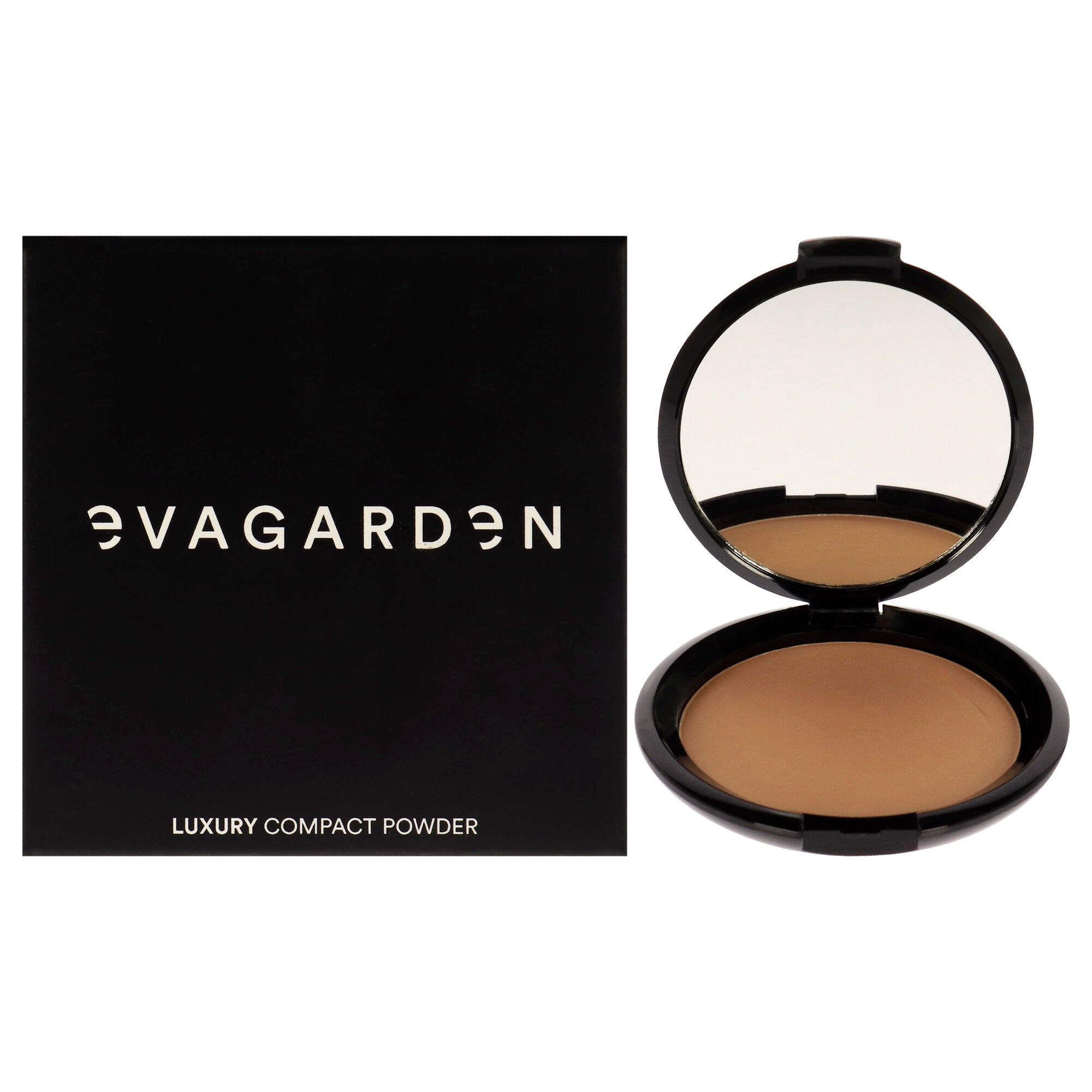Luxury Compact Powder - 890 Bisque by Evagarden for Women - 0.35 oz Powder, See Description, hi-res image number 0