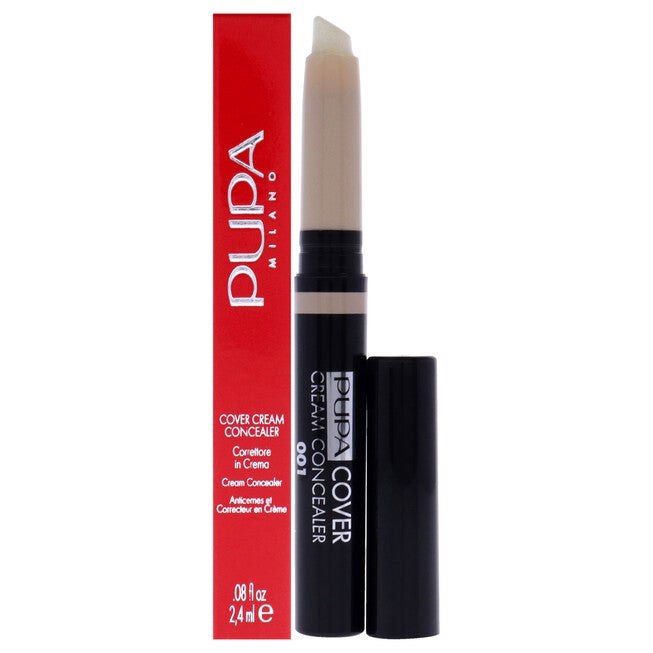 Cover Cream Concealer - 001 Light Beige by Pupa Milano for Women - 0.08 oz Concealer, NA, hi-res image number null