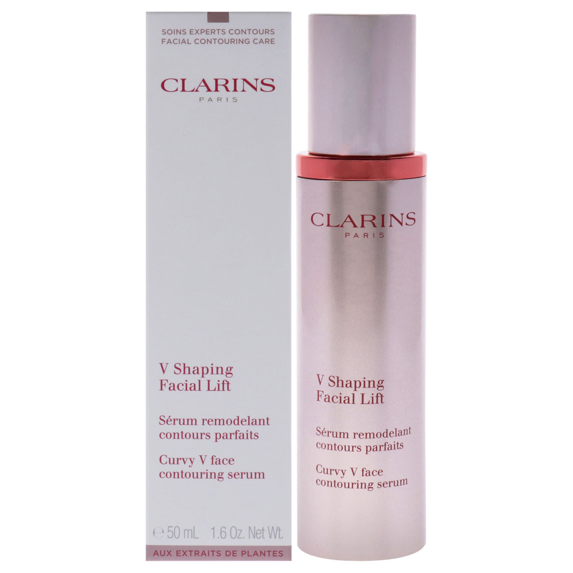 V Shaping Facial Lift Serum by Clarins for Women - 1.6 oz Serum, See Description, hi-res image number 0