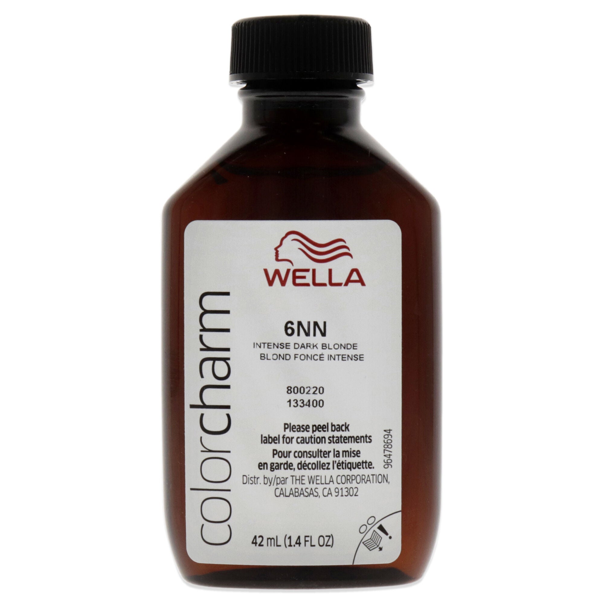 Color Charm Permanent Liquid Hair Color - 6NN Intense Dark Blonde by Wella for Unisex - 1.42 oz Hair Color, Brown, alternate image number 1