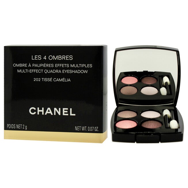 Les 4 Ombres Multi-Effect Quadra Eyeshadow - 202 Tisse Camelia by Chanel for Women - 0.07 oz Eyeshadow, NA, alternate image number null