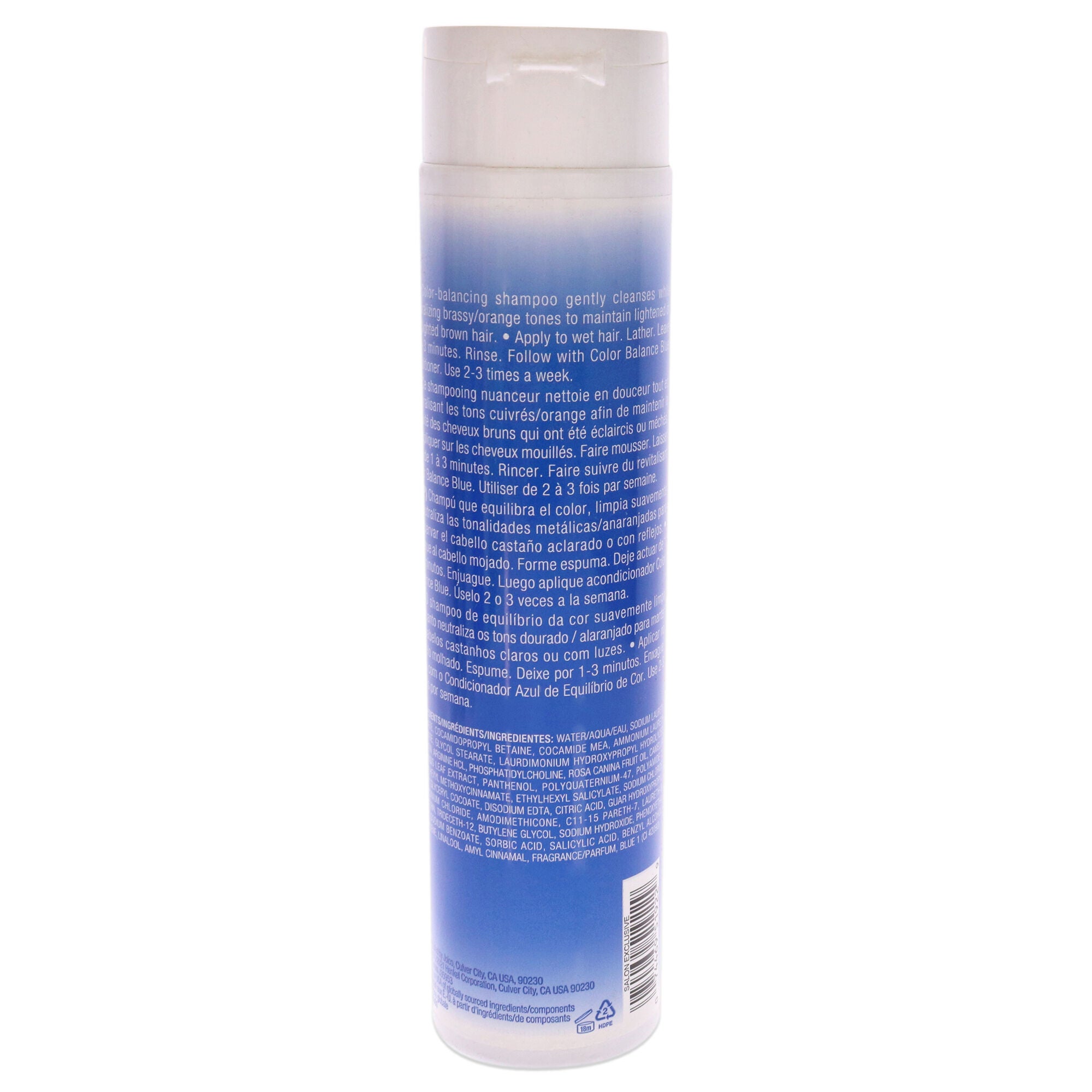 Color Balance Blue Shampoo by Joico for Unisex - 10.1 oz Shampoo, , alternate image number 4