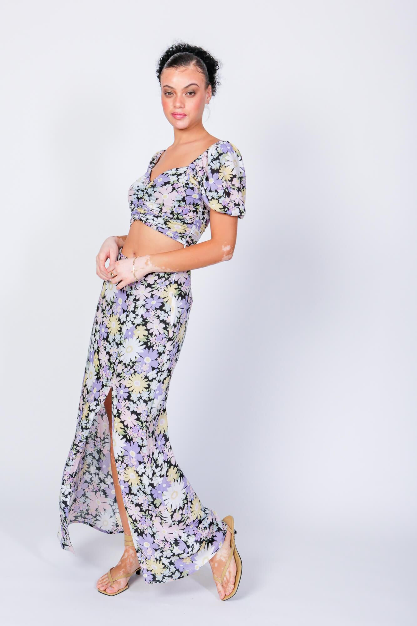 Sonny & Cher Crop Top and Skirt Two Piece Set, , alternate image number 3