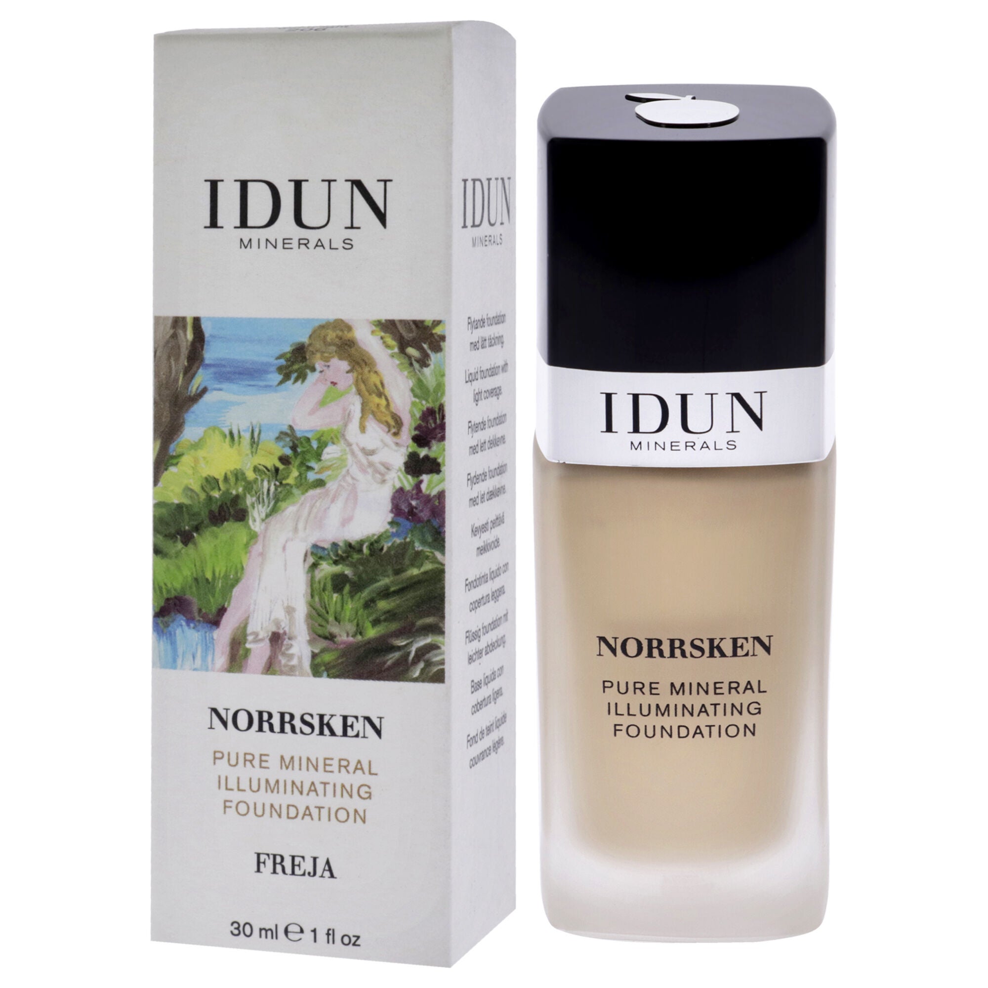 Norrsken Foundation - 206 Freja Warm Light by Idun Minerals for Women - 1 oz Foundation, See Description, alternate image number 3