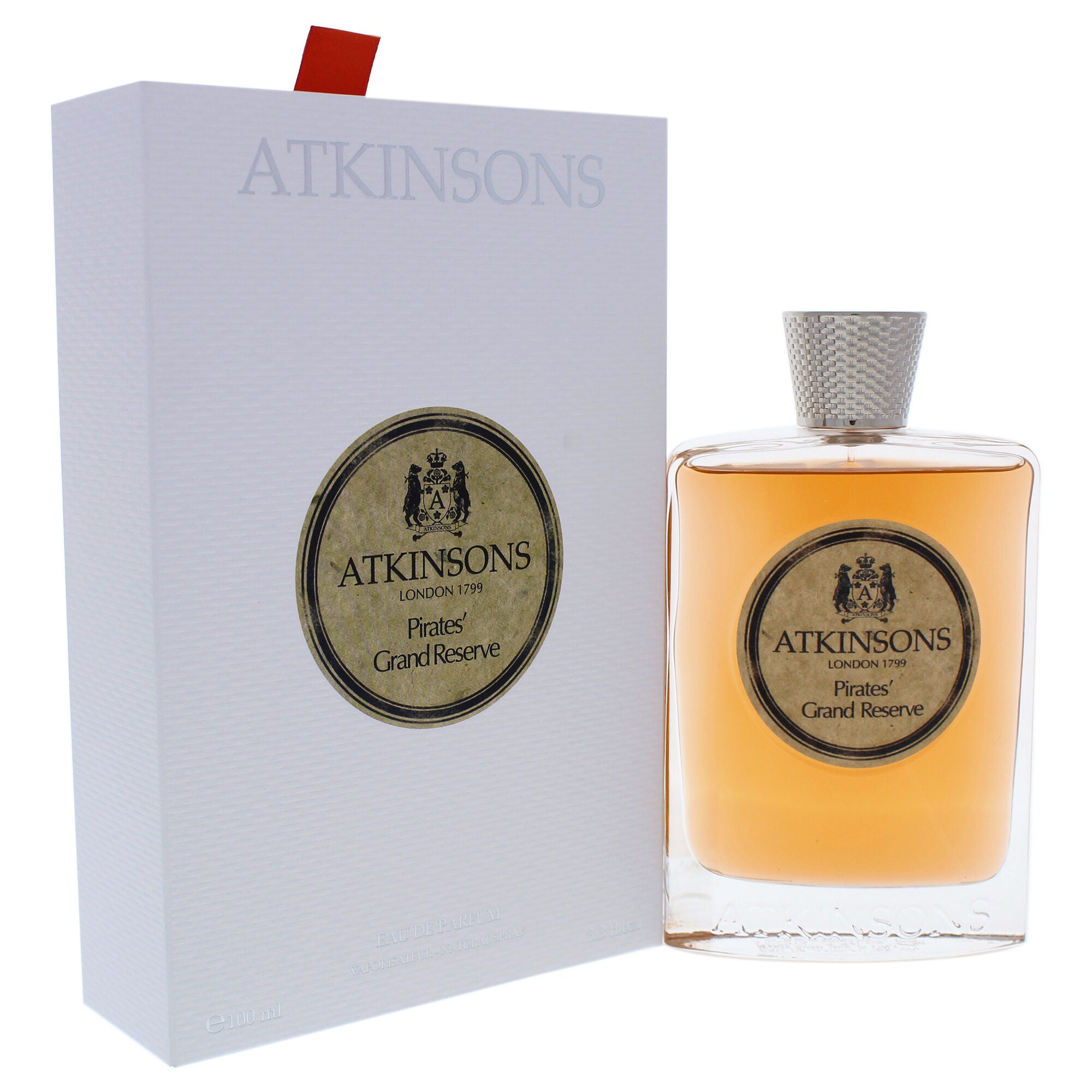 Pirates Grand Reserve by Atkinsons for Men - 3.3 oz EDP Spray, Clear, alternate image number 2