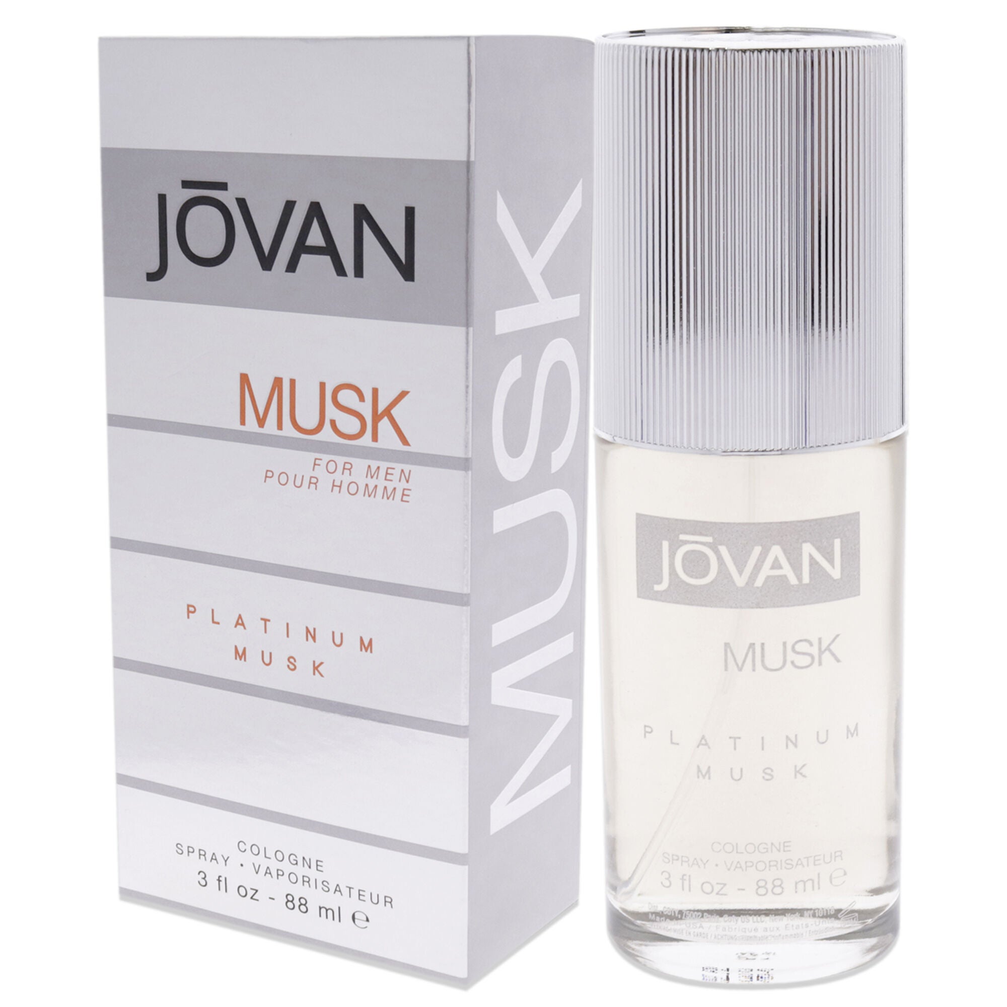 Jovan Platinum Musk by Jovan for Men - 3 oz EDC Spray, , alternate image number 7