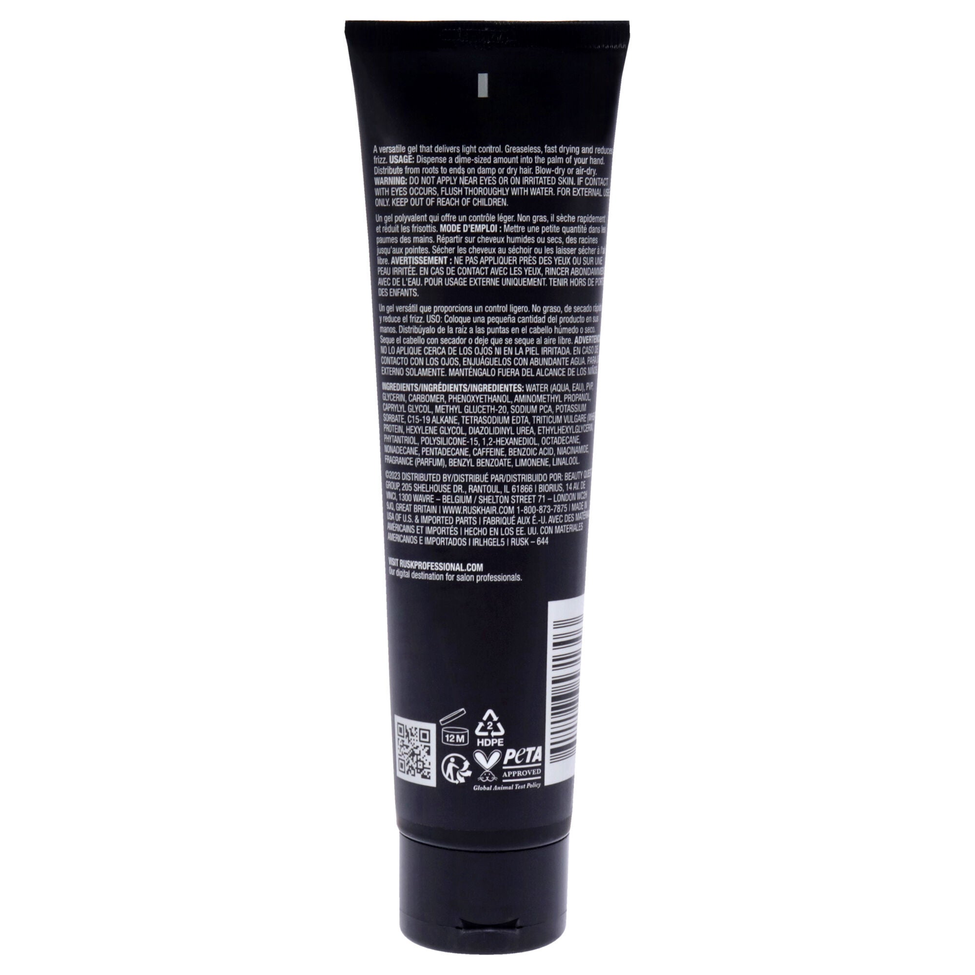 Light Hold Gel by Rusk for Unisex - 5 oz Gel, See Description, alternate image number 2