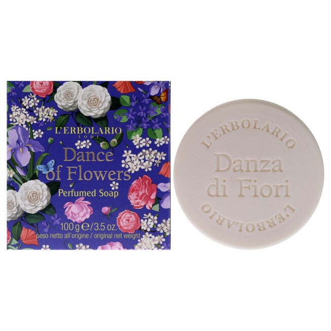 Dance of Flowers Perfumed Bar Soap by LErbolario for Unisex - 3.5 oz Soap, NA, hi-res image number null