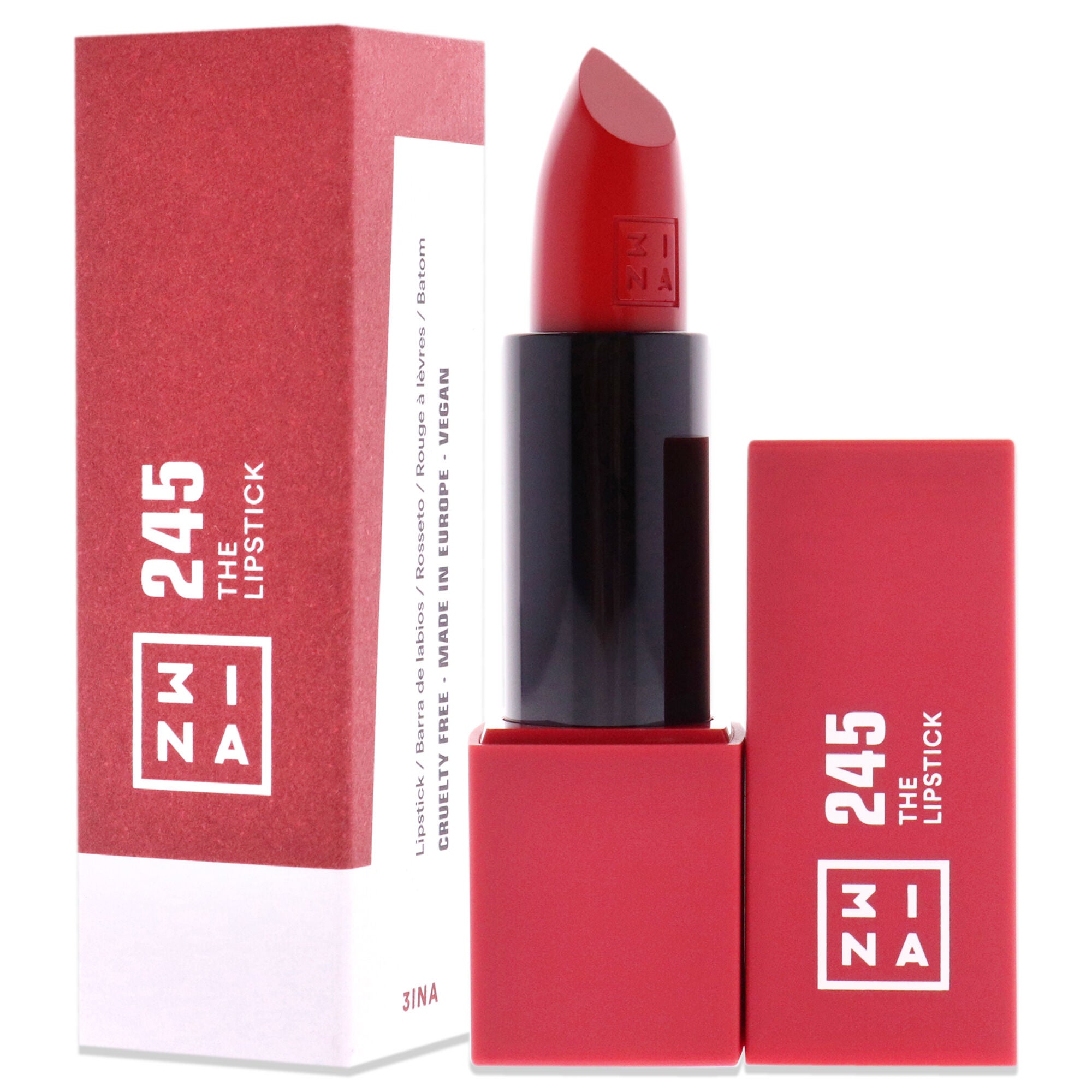 The Lipstick - 245 Deep True Red by 3INA for Women - 0.16 oz Lipstick, , alternate image number 7