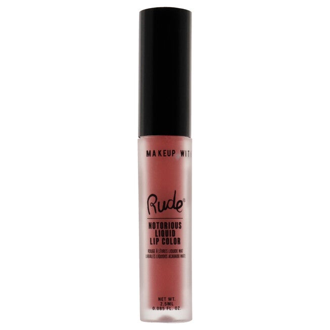 Notorious Rich Long Liquid Lip Color - Sinister Villain by Rude Cosmetics for Women - 0.1 oz Lip Color, NA, alternate image number null